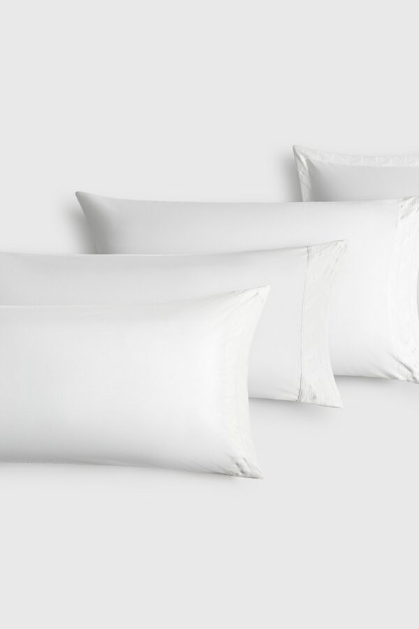 Textura Cotton puffer pillow case beige