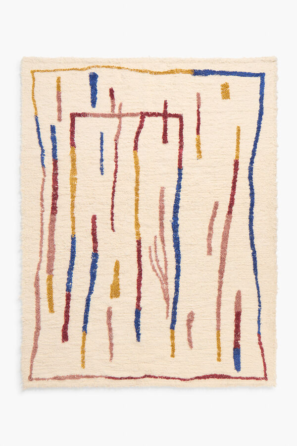 Womensecret Teppich Mayo Bunt 90x150 cm. mit Print