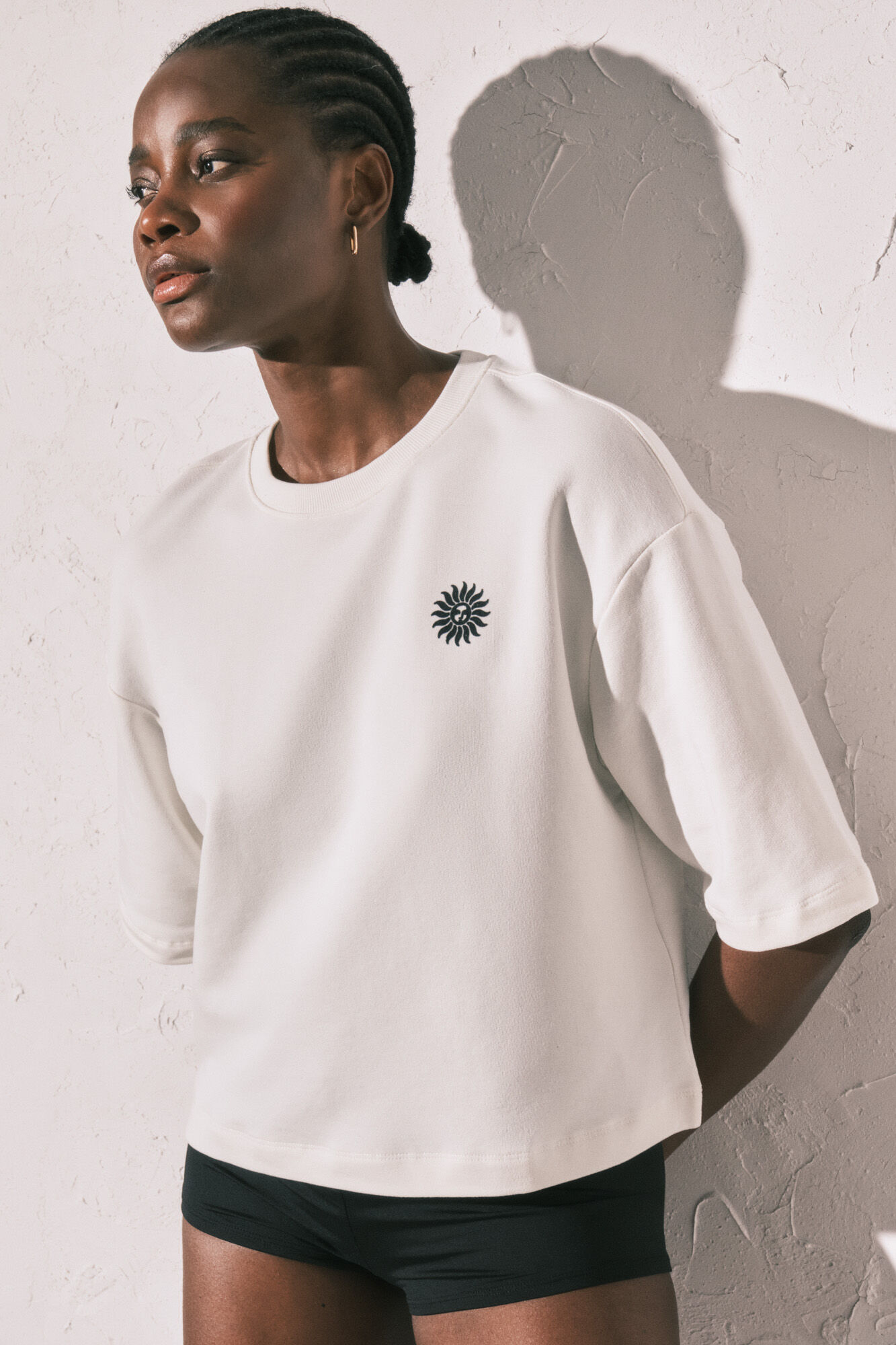 Women'secret White fleece "Club del Mar" print T-shirt