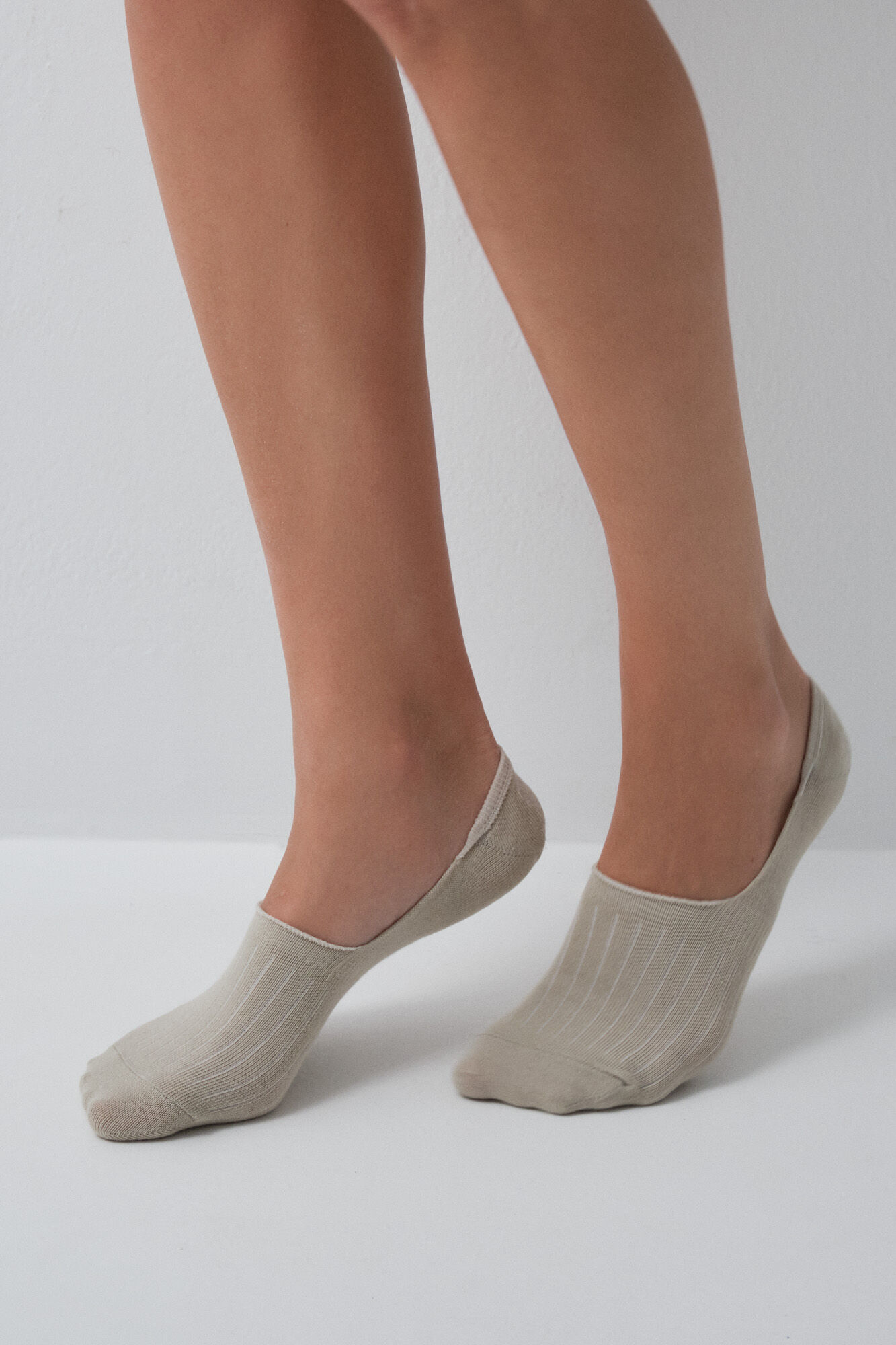 Women'secret Green ribbed 3-pack socks