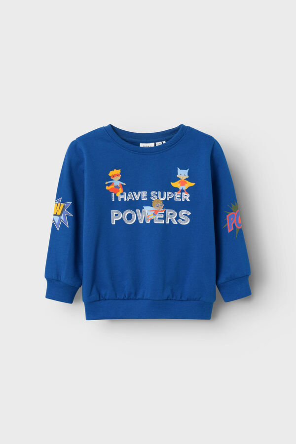 Womensecret Mini boys' sweatshirt Plava