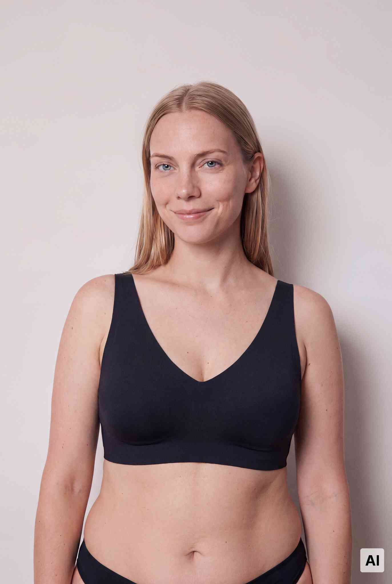 Women'secret Black microfibre bra DREAMY PLUS