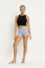 Modibodi SmileyWorld&reg; Bamboo Menstrual Shorts Heavy Flow Blue Print