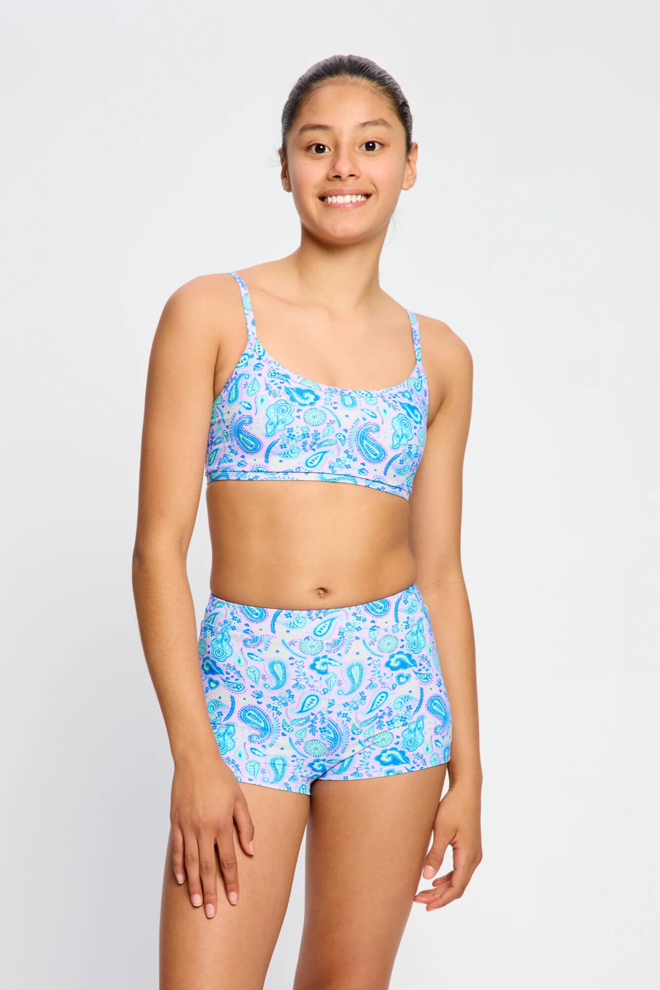 Modibodi Short de Ba&ntilde;o Menstrual Teen Flujo S&uacute;per Pink