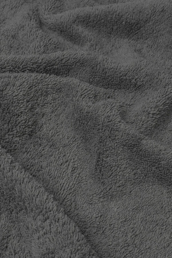 Womensecret Toalha banho friso algodão egípcio 90 x 150 cm. cinzento