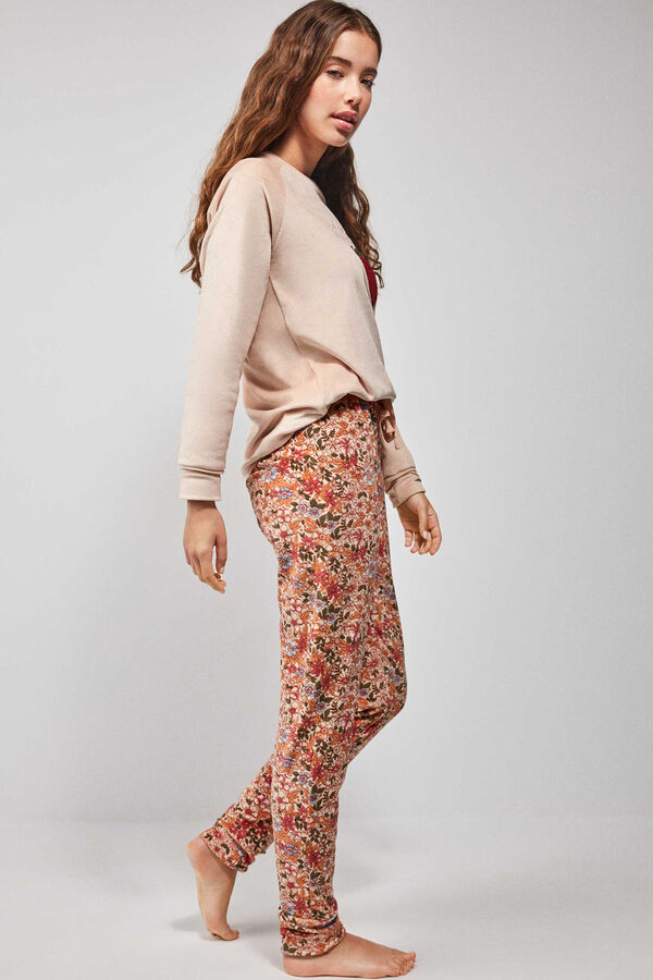 Gisela Micro fleece fabric pajamas pink