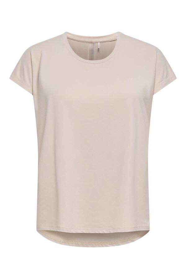 Only Play Kurzarm-Sport-T-Shirt soft Grau