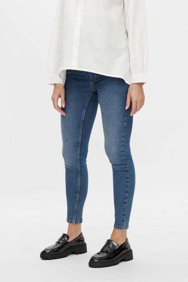 Womensecret Fitted maternity jeans bleu