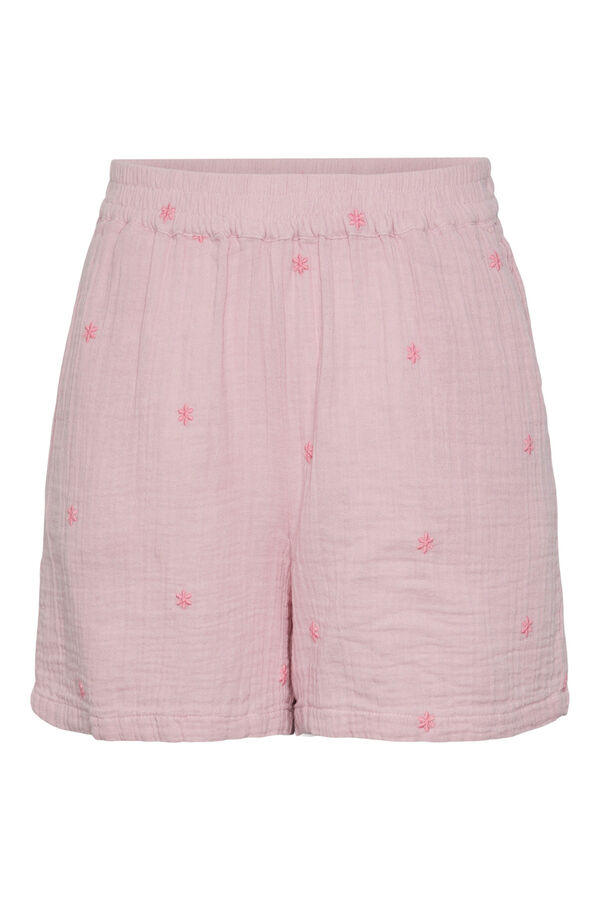 Womensecret Women's shorts with star motif pink