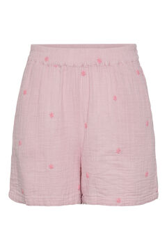 Womensecret Women's shorts with star motif pink