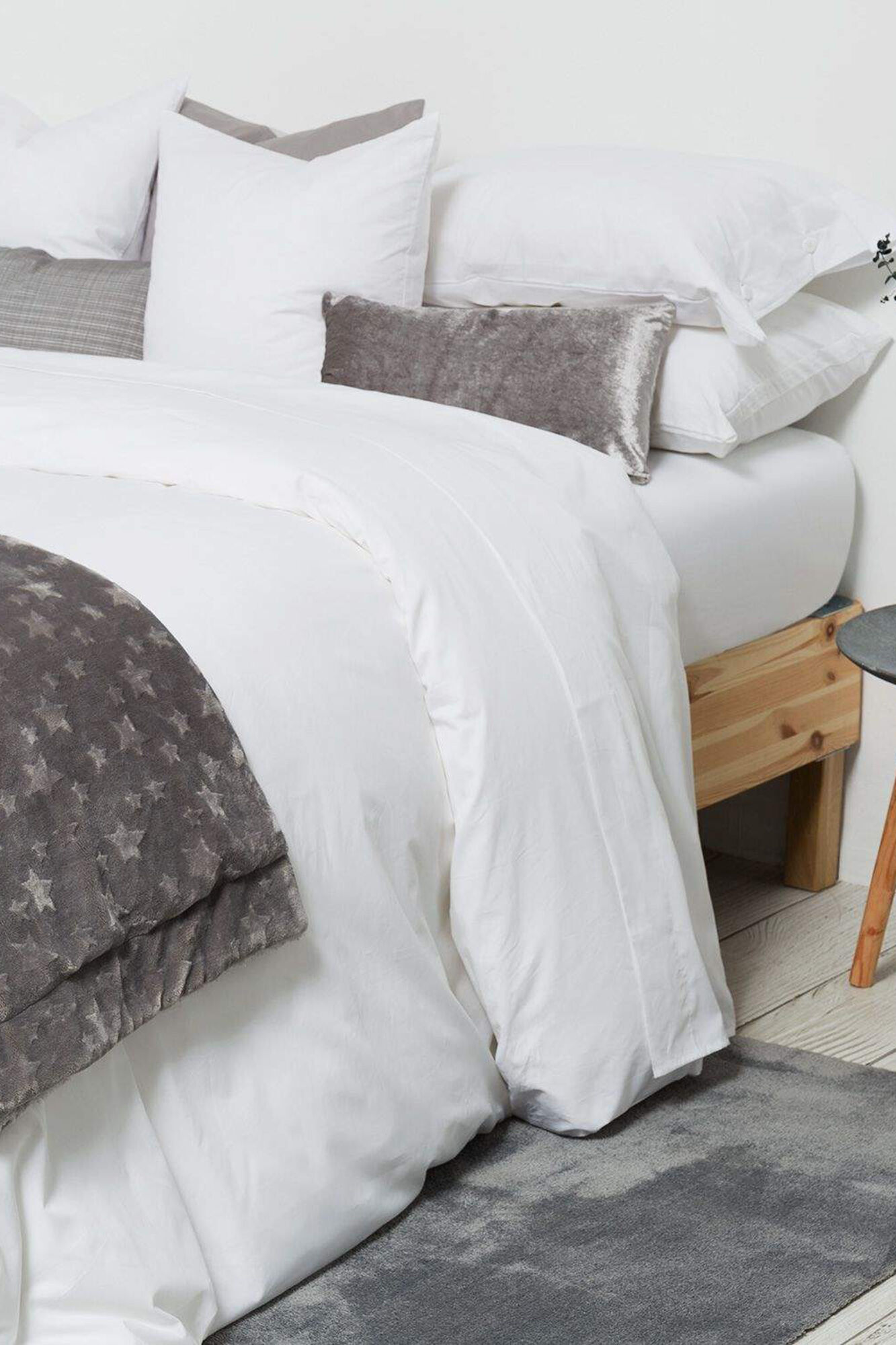 Textura Percale cotton duvet cover