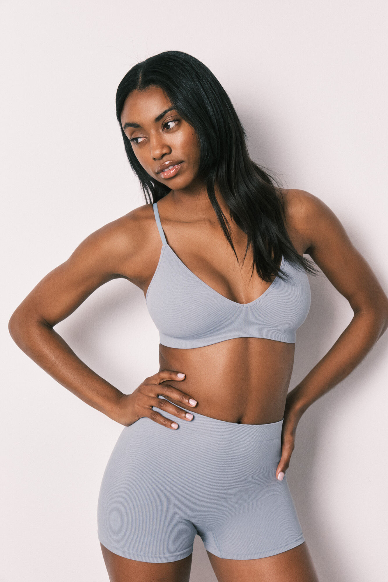 Women'secret Blaue nahtlose Boxershorts