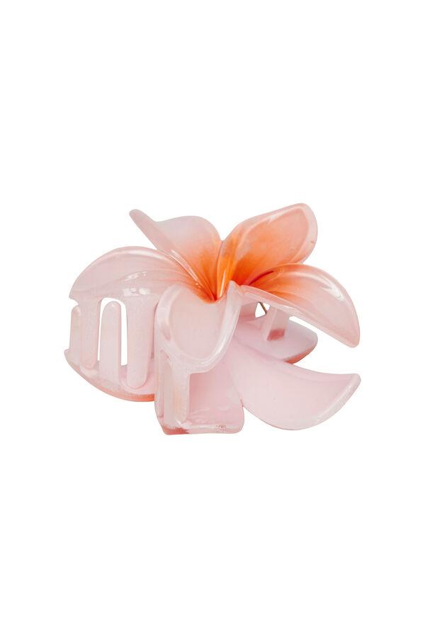 Pieces Blumen-Haarspange Rot