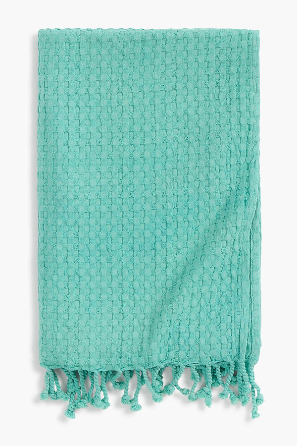 Womensecret Turquoise Ola 100 x 180 beach towel bleu