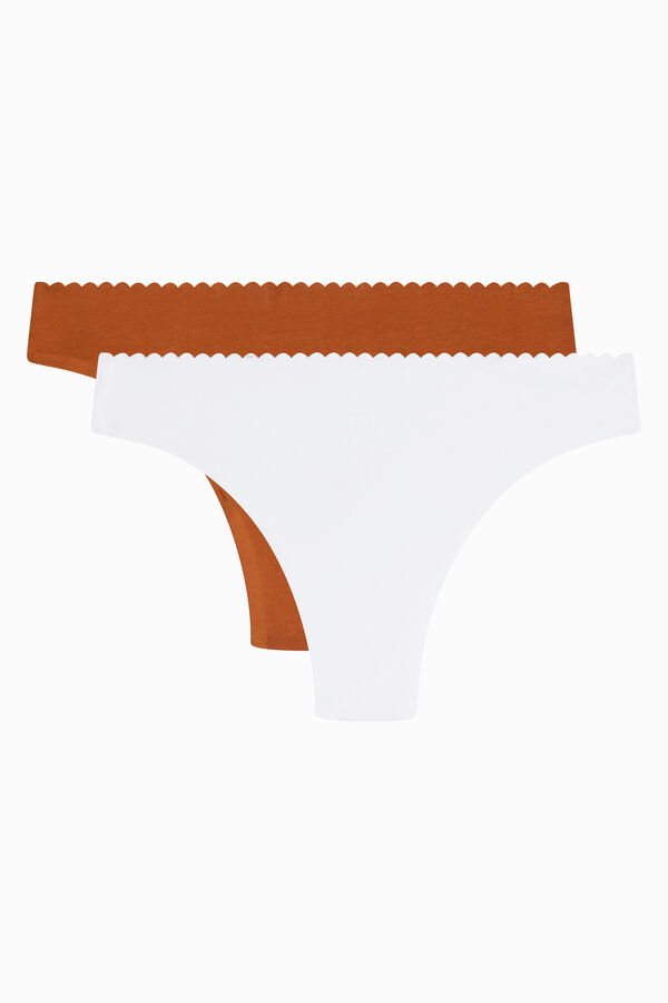 DIM 2 darab varr&aacute;s n&eacute;lk&uuml;li tanga csomag r&aacute;vasalt mint&aacute;s