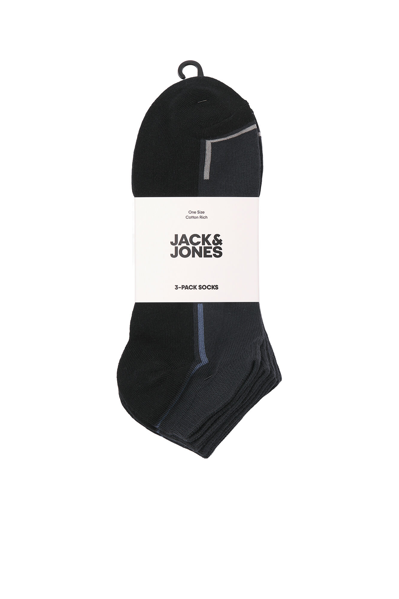 Jack & Jones Pack 3 Calcetines tobilleros tenis