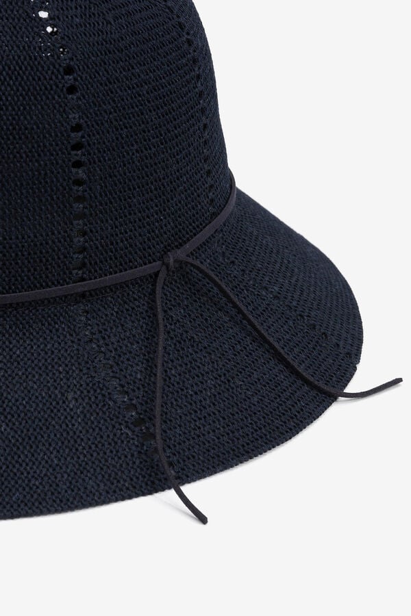 Womensecret Perforated bucket hat bleu