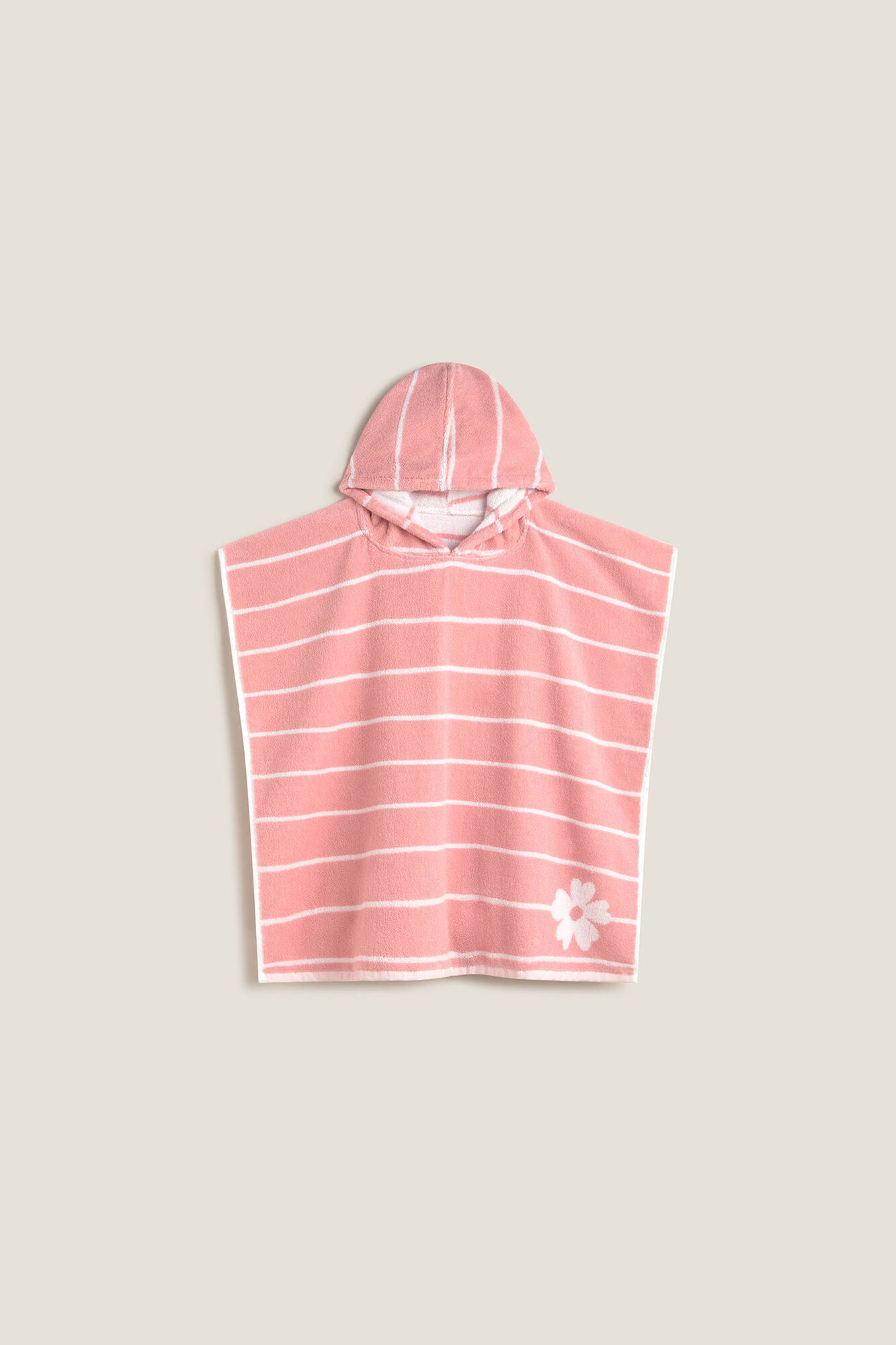 Textura Streifen Poncho Handtuch