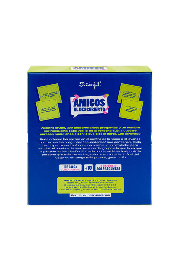 Mr. Wonderful Juego de cartas - Amigos al descubierto estampado