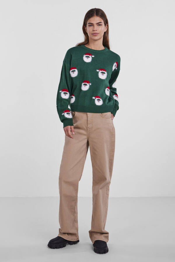 Womensecret Christmas knit jumper green