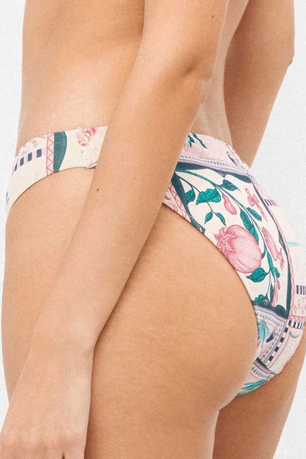 Gisela Braga bikini print mosaico tropical blanco