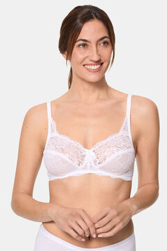 Womensecret Lace non-wired lace white