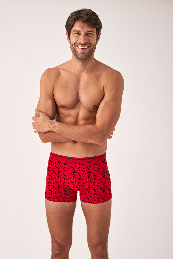 Promise B&oacute;xer hombre rojo