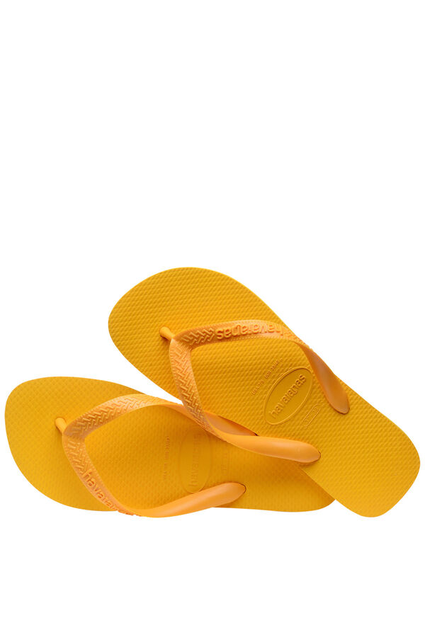 Havaianas Flip-Flops Hav. Gelbes Oberteil mit Print