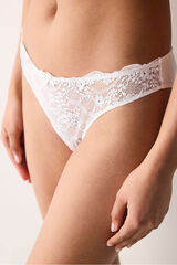Penti Braga cl&aacute;sica encaje blanco