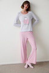 Penti Cal&ccedil;as Floral Hoje N&atilde;o rosa