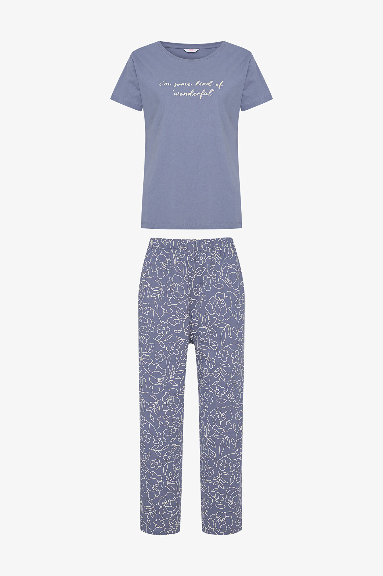 Penti Conjunto de pijama capri gris