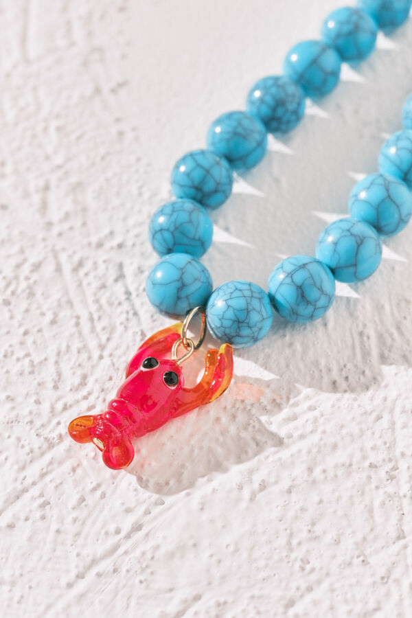 Women'secret Collier homard bleu bleu