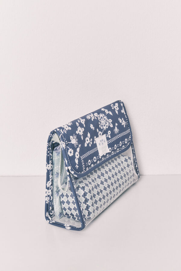 Women'secret Lot de 2 trousses de toilette patchwork rose