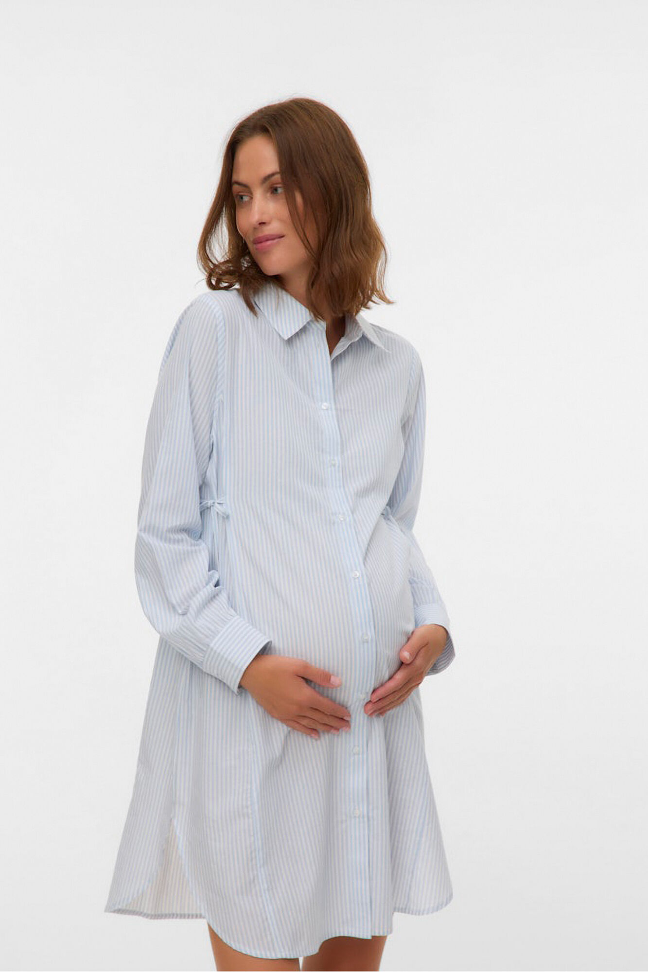 Mamalicious Hemdblusenkleid Maternity