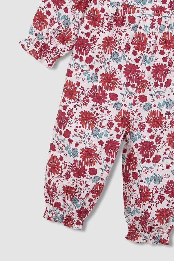 Gocco Pijama con estampado de flores rosa rosa
