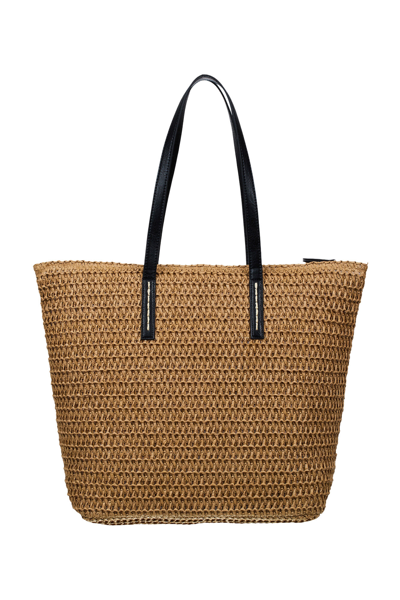 Roxy Bolso rafia playa asas y texto