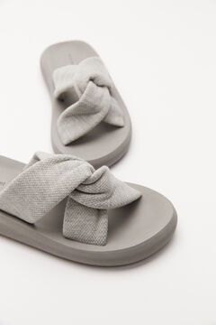 Womensecret Grey knot sandals grey