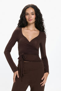 Pieces Langärmelig T-Shirt