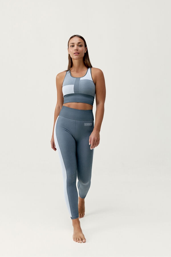 Born Living Yoga Legging deportivo Athena gris/blanco&nbsp; estampado