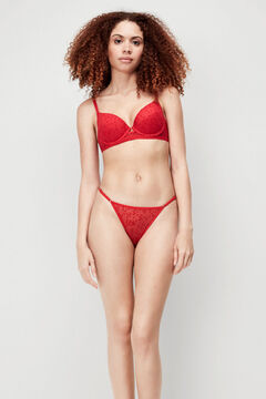 Las mejores ofertas en Bikini de encaje bragas Rojo para Mujeres