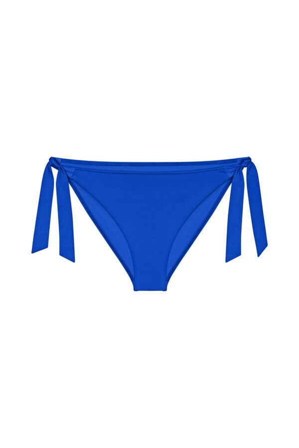 Triumph Top bikini fruncido con relleno y aro azul