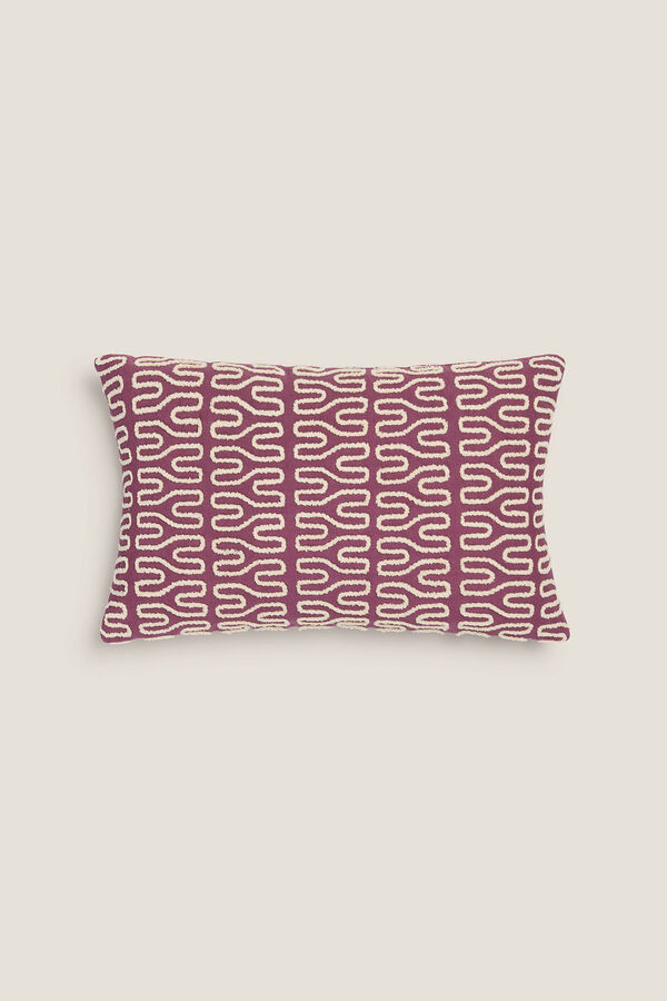 Womensecret Cushion cover with chenille appliqué rózsaszín