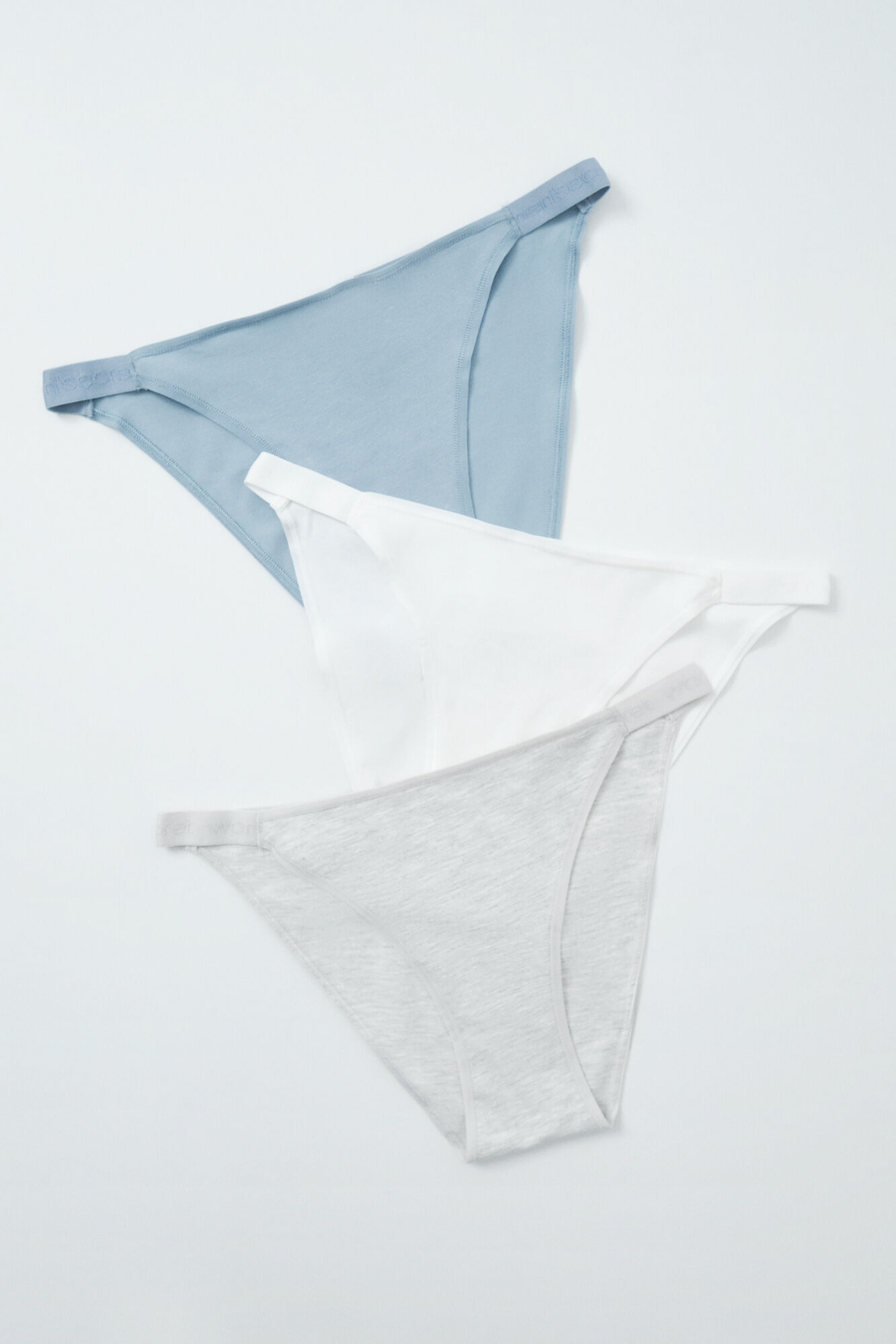 Women'secret Pack 3 bragas cl&aacute;sicas algod&oacute;n mix logo