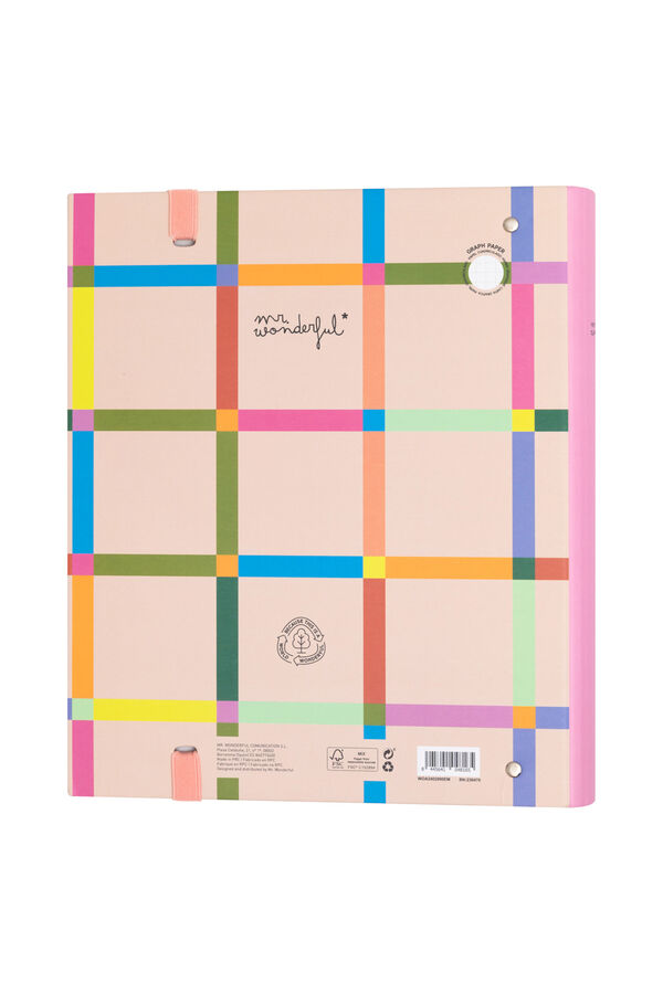 Mr. Wonderful Carpeta con anillas y folios Urban - Do it your way every day estampado
