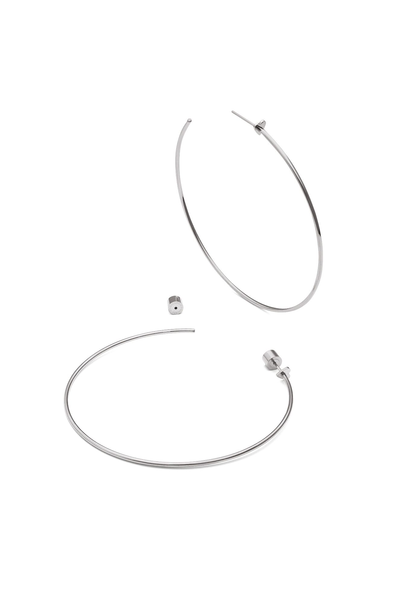 Singularu Brincos de Argola Ankara A&ccedil;o Inoxid&aacute;vel