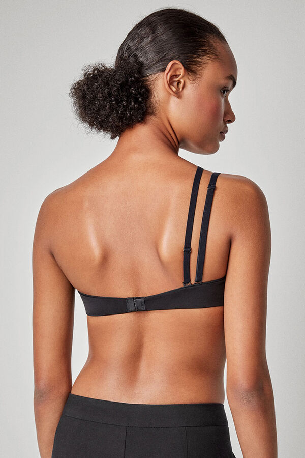 Gisela decote decote removível preto