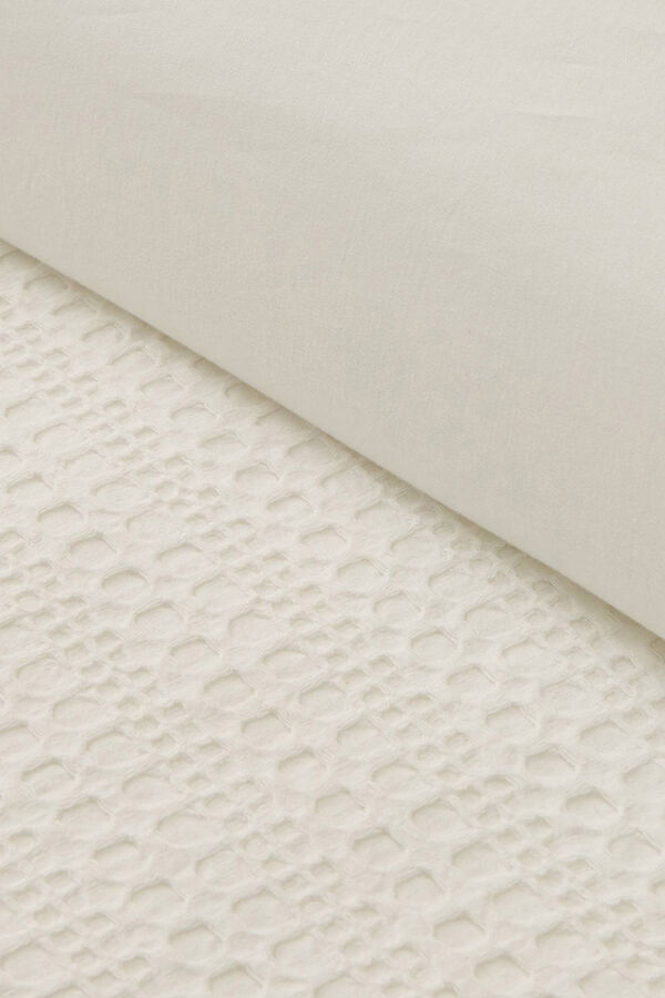 Textura FUNDA N&Oacute;RDICA DE JACQUARD blanco