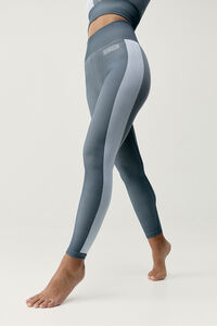 Born Living Yoga Sport-Leggings Athena Stormy Grey/White