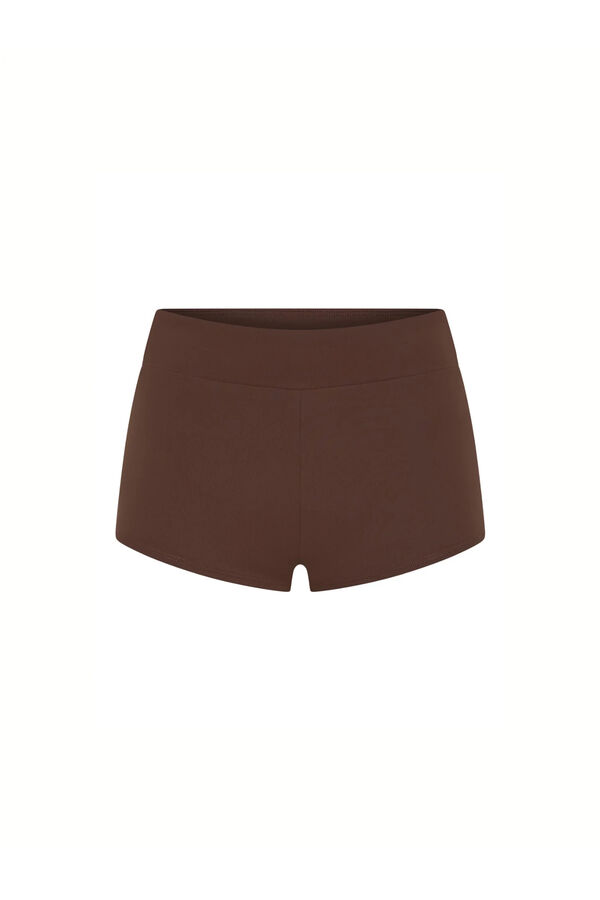 Modibodi Short Ba&ntilde;o Menstrual Flujo S&uacute;per Chocolate marr&oacute;n