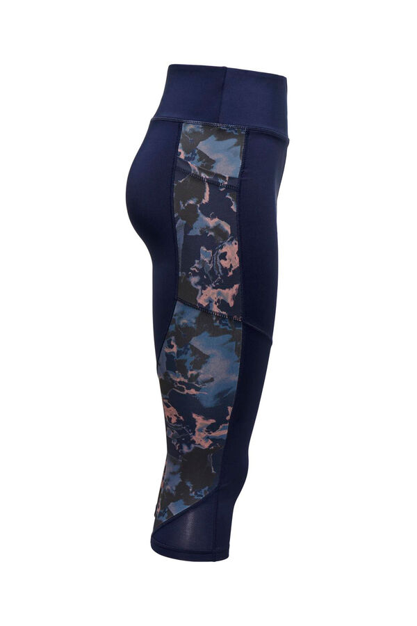 Womensecret Print mid-high rise legging blue